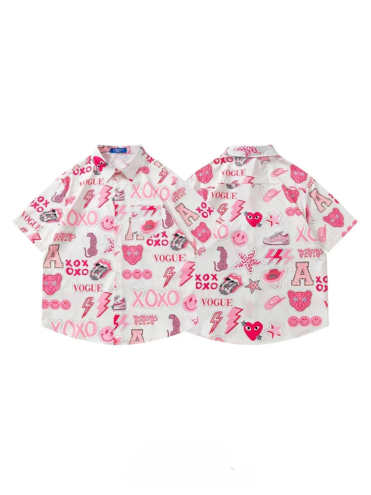 Bemto Cartoon Pink Shirt