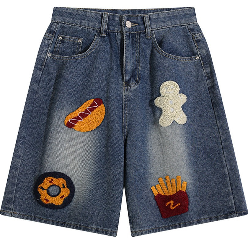 Bemto Chips Jeans Shorts