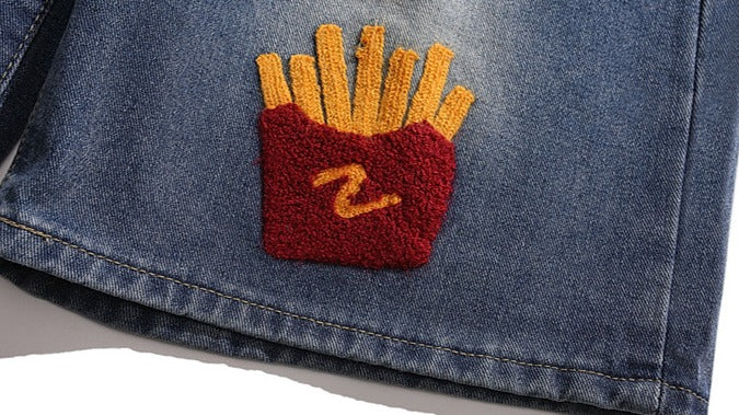 Bemto Chips Jeans Shorts