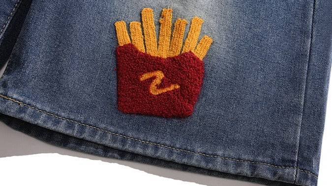 Bemto Chips Jeans Shorts