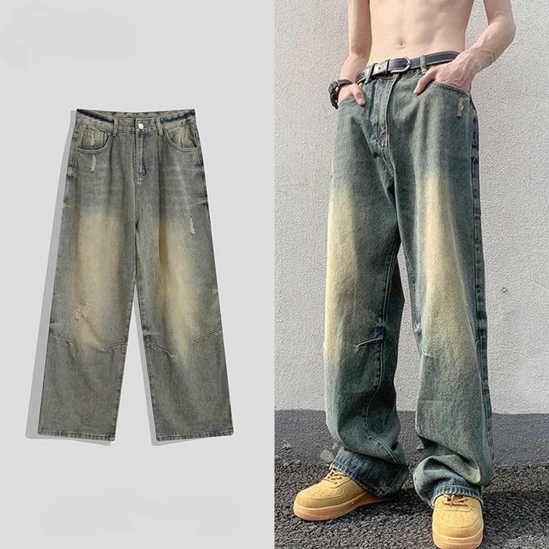 Bemto Hip-hop Straight Jeans