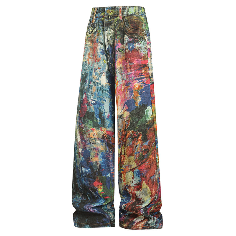 Bemto Impasto Oil Painting Jeans