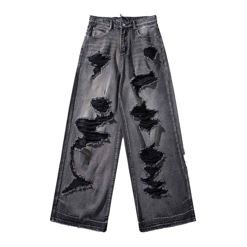 Bemto Retro wide-hole Jeans