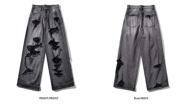 Bemto Retro wide-hole Jeans