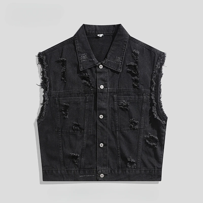 Bemto Short-sleeved Denim Jacket