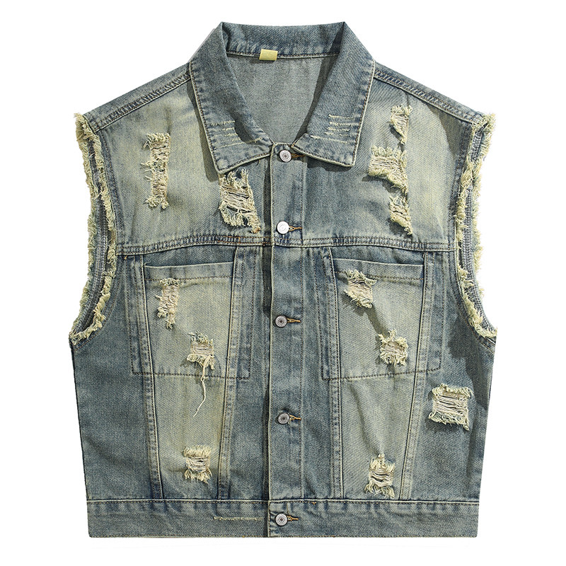 Bemto Short-sleeved Denim Jacket